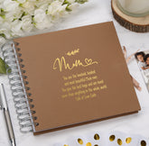 Personalised Mum Multiple Colour Scrapbook or Photo Album Gift With Sentiment